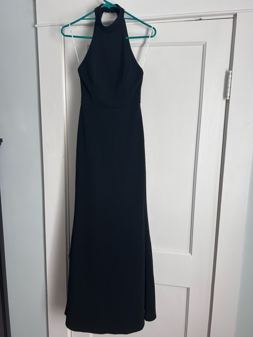 Lulus Black Halter Mermaid Maxi Dress Women’s XSmall Formal Wedding